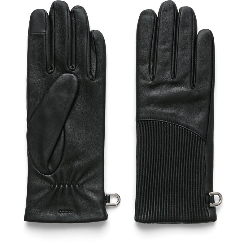 ecco gloves w plisse