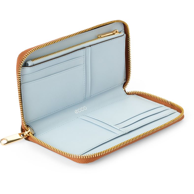 ecco wallet zipped