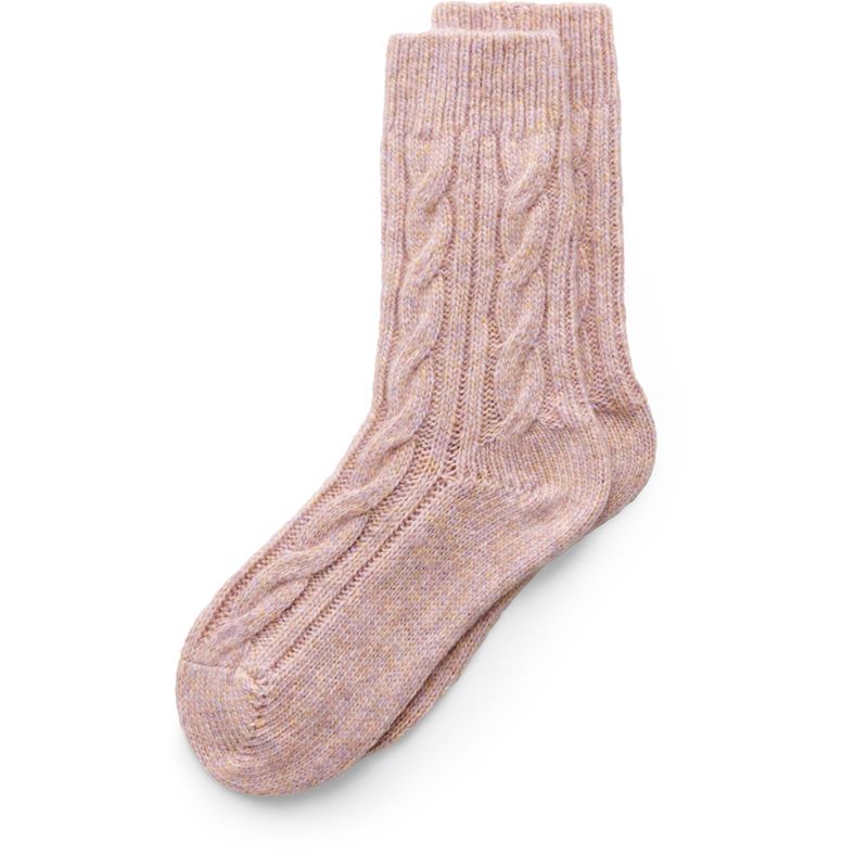 ecco hygge cable knit mid-cut